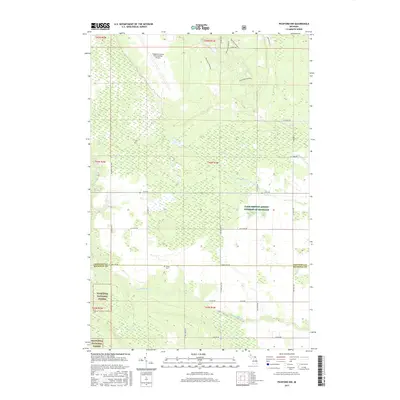 2017 Map of Pickford NW, 2017 Print