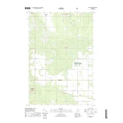2019 Map of Pickford NW, 2019 Print