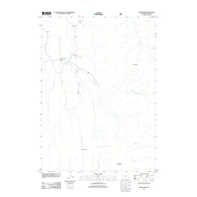 2012 Map of Pickle Pass, 2012 Print