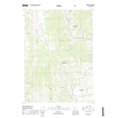 2018 Map of Pickle Pass, 2018 Print