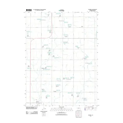 2011 Map of Pickrell, 2011 Print