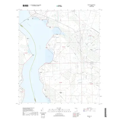 2018 Map of Picolata, 2018 Print