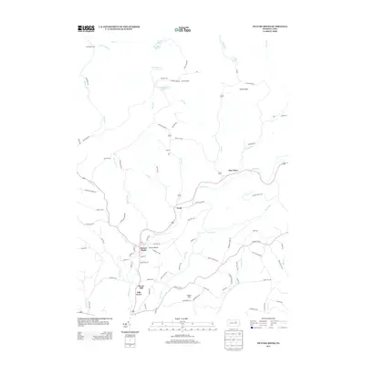 2013 Map of Picture Rocks, 2013 Print