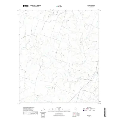 2019 Map of Pidcoke, 2019 Print