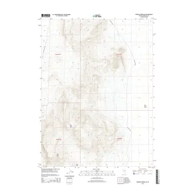 2015 Map of Pidgeon Spring SW, 2015 Print