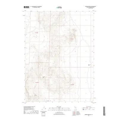 2018 Map of Pidgeon Spring SW, 2018 Print