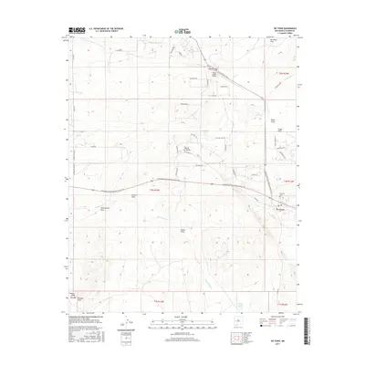 2017 Map of Pie Town, 2017 Print