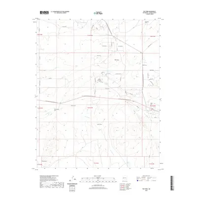 2020 Map of Pie Town, 2020 Print