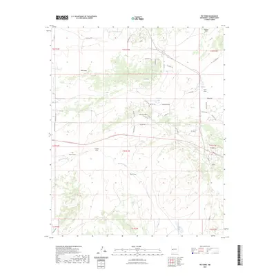 2023 Map of Pie Town, 2023 Print