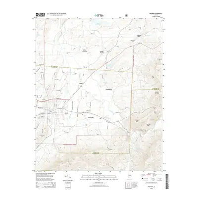 2014 Map of Piedmont, 2014 Print