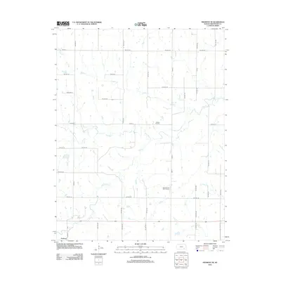 2012 Map of Piedmont NE, 2012 Print