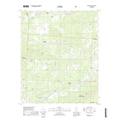 2018 Map of Piedmont NW, 2018 Print