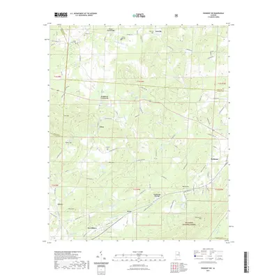 2021 Map of Piedmont NW, 2021 Print