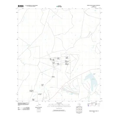 2010 Map of Piedra Parada Tank, 2010 Print