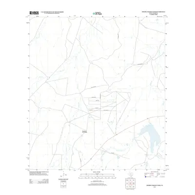 2013 Map of Piedra Parada Tank, 2013 Print
