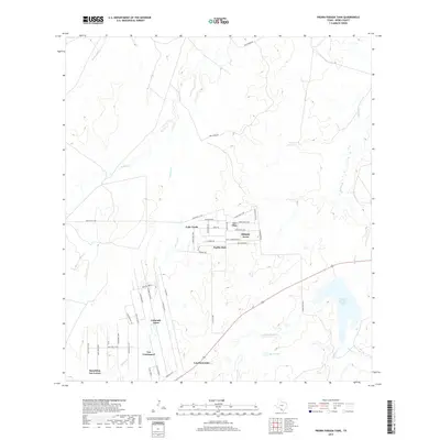 2019 Map of Piedra Parada Tank, 2019 Print