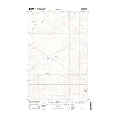 2014 Map of Piegan, 2014 Print