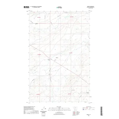 2020 Map of Piegan, 2020 Print