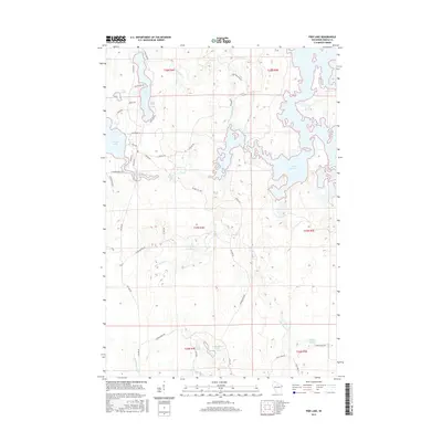 2015 Map of Pier Lake, 2015 Print