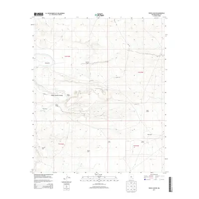 2013 Map of Pierce Canyon, 2013 Print