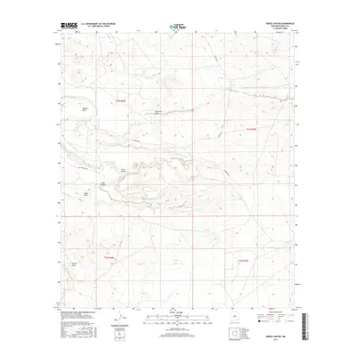 2017 Map of Pierce Canyon, 2017 Print