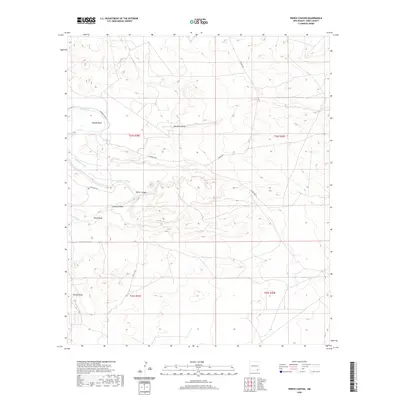 2020 Map of Pierce Canyon, 2020 Print