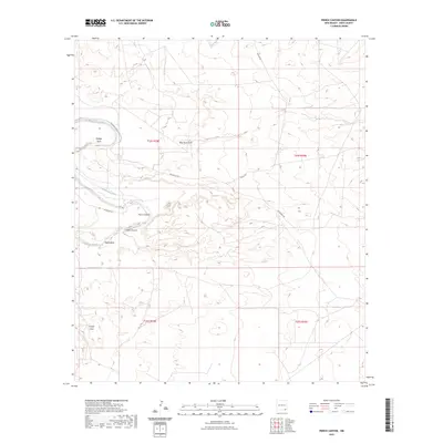 2023 Map of Pierce Canyon, 2023 Print