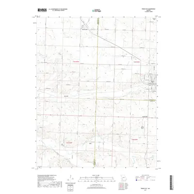2017 Map of Pierce City, 2017 Print