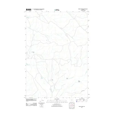 2012 Map of Pierce Draw, 2012 Print