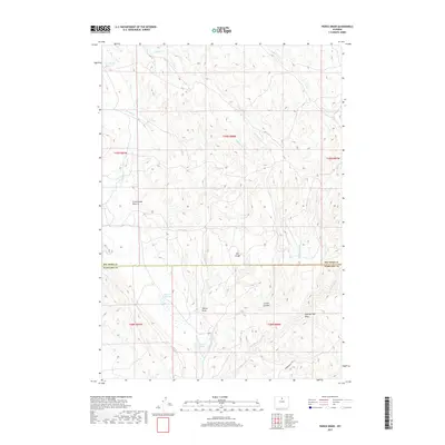 2017 Map of Pierce Draw, 2017 Print