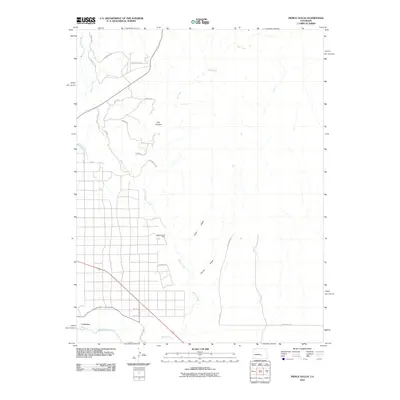 2010 Map of Pierce Gulch, 2010 Print