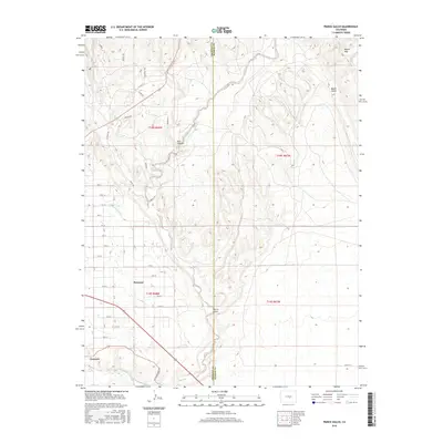 2016 Map of Pierce Gulch, 2016 Print