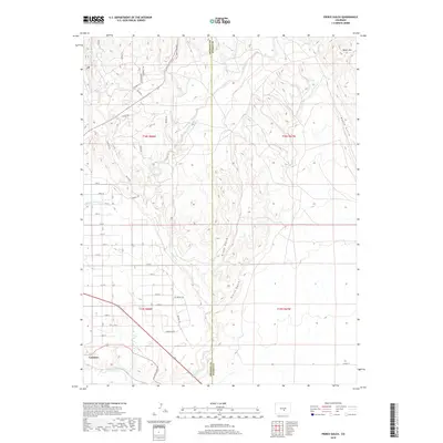 2019 Map of Pierce Gulch, 2019 Print