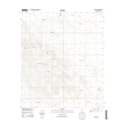 2013 Map of Pierce Peak, 2013 Print