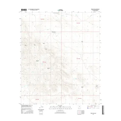 2017 Map of Pierce Peak, 2017 Print