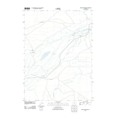 2012 Map of Pierce Reservoir, 2012 Print