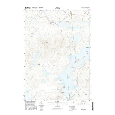 2016 Map of Piercefield, 2016 Print
