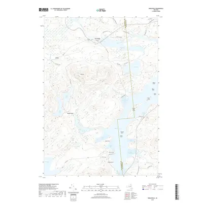 2019 Map of Piercefield, 2019 Print