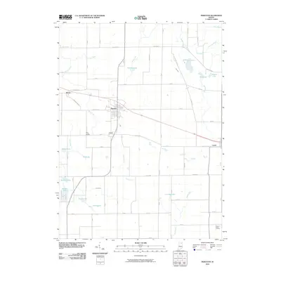2010 Map of Pierceton, 2010 Print