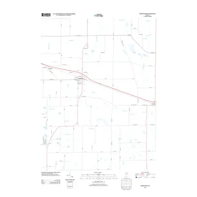 2013 Map of Pierceton, 2013 Print