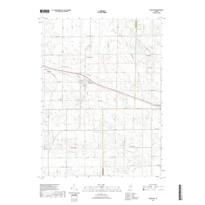 2019 Map of Pierceton, 2019 Print