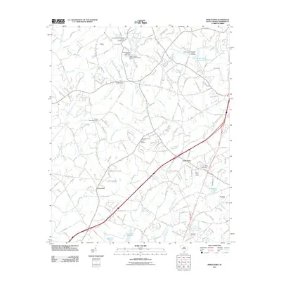 2011 Map of Piercetown, 2011 Print