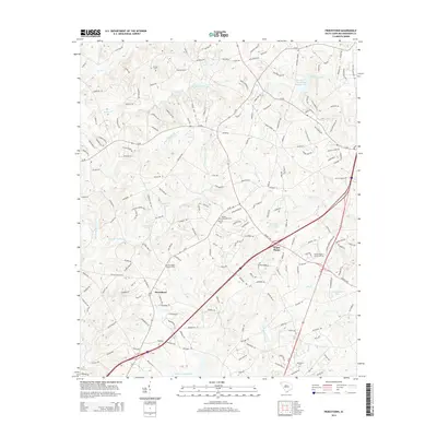 2014 Map of Piercetown, 2014 Print