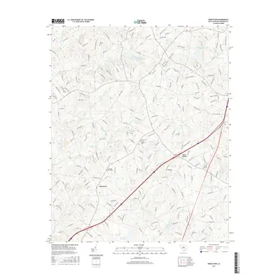 2017 Map of Piercetown, 2017 Print