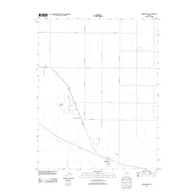 2012 Map of Pierceville, 2012 Print
