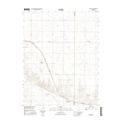 2016 Map of Pierceville, 2016 Print