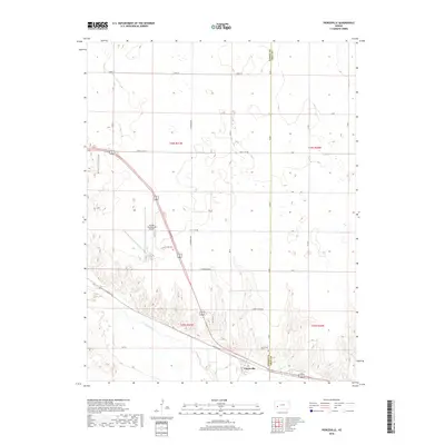 2018 Map of Pierceville, 2018 Print