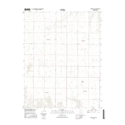 2016 Map of Pierceville NE, 2016 Print
