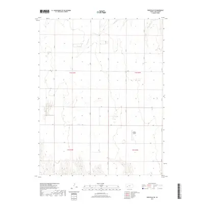 2018 Map of Pierceville NE, 2018 Print