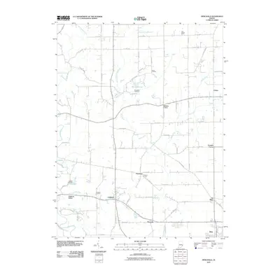 2010 Map of Pierceville, 2010 Print